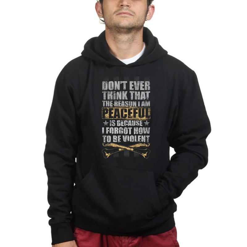 Peaceful and Violent Hoodie