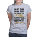 Ladies Peaceful and Violent T-shirt