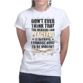 Ladies Peaceful and Violent T-shirt