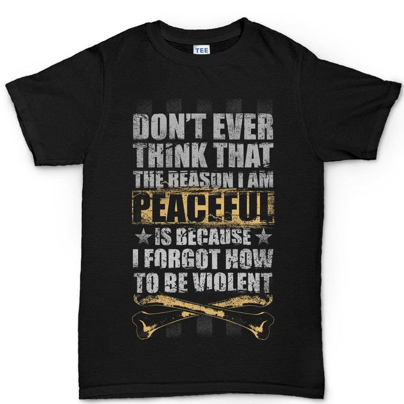 Men's Peaceful and Violent T-shirt