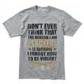 Men's Peaceful and Violent T-shirt