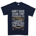 Men's Peaceful and Violent T-shirt