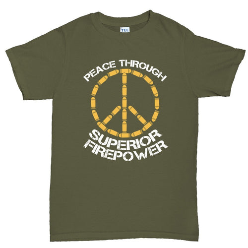Peace Through Firepower Men's T-shirt