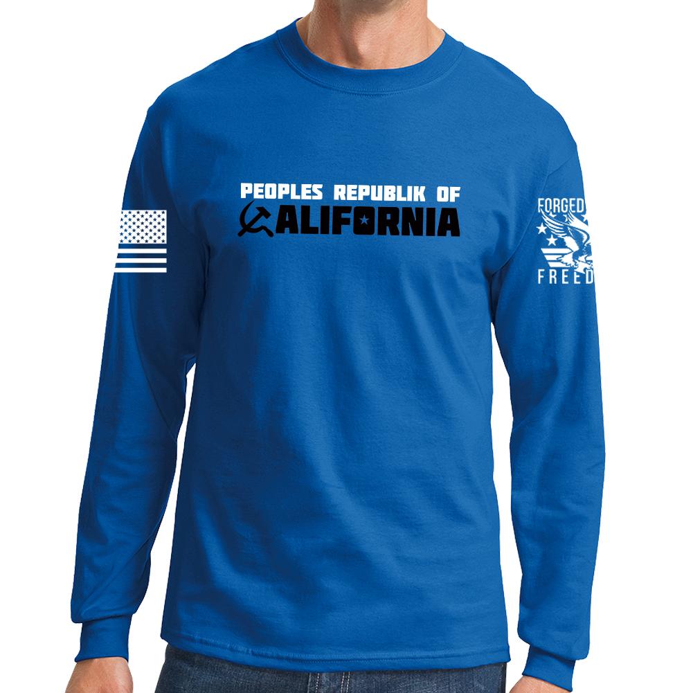 Gravity Trading Men's California Republic Long Sleeve T-Shirt | Casual State Pride Top, Sizes S-3XL