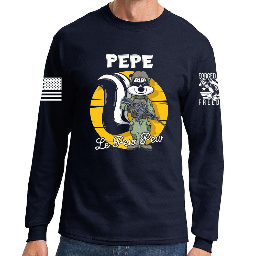 Pepe Le Pew Pew Long Sleeve T-shirt – Forged From Freedom