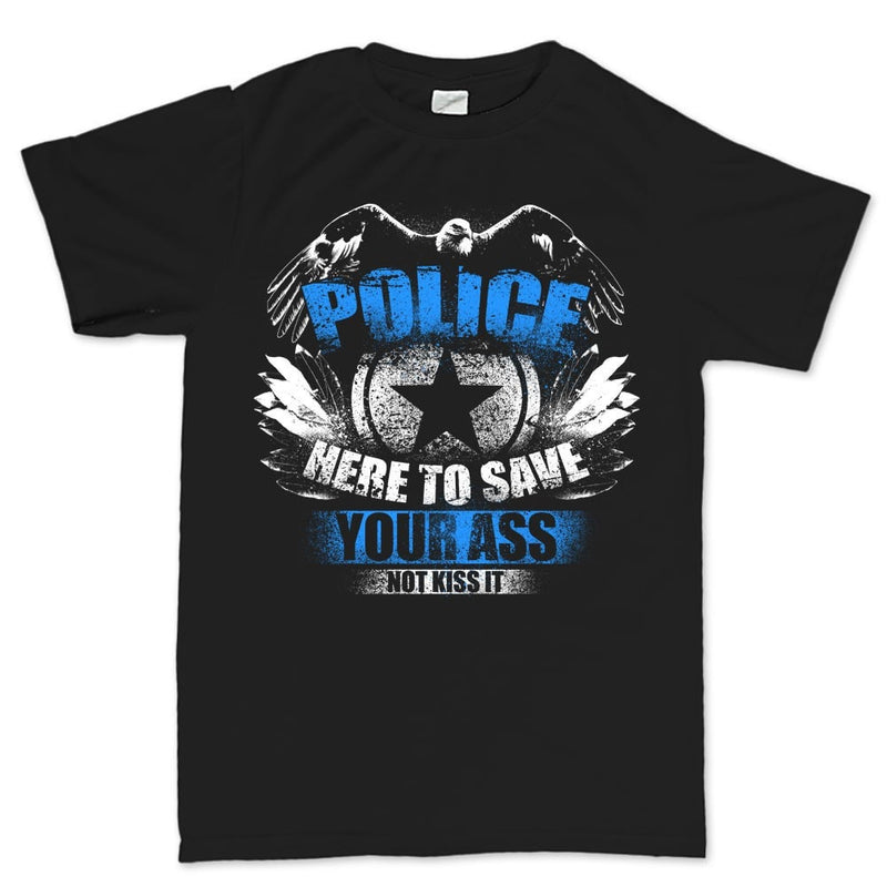 Men's Police Saves Asses T-shirt