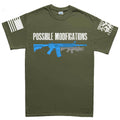 Possible Modification AR15 Baby Chainsaw Men's T-shirt