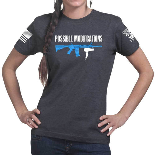Possible Modifications AR Hair Dryer Ladies T-shirt