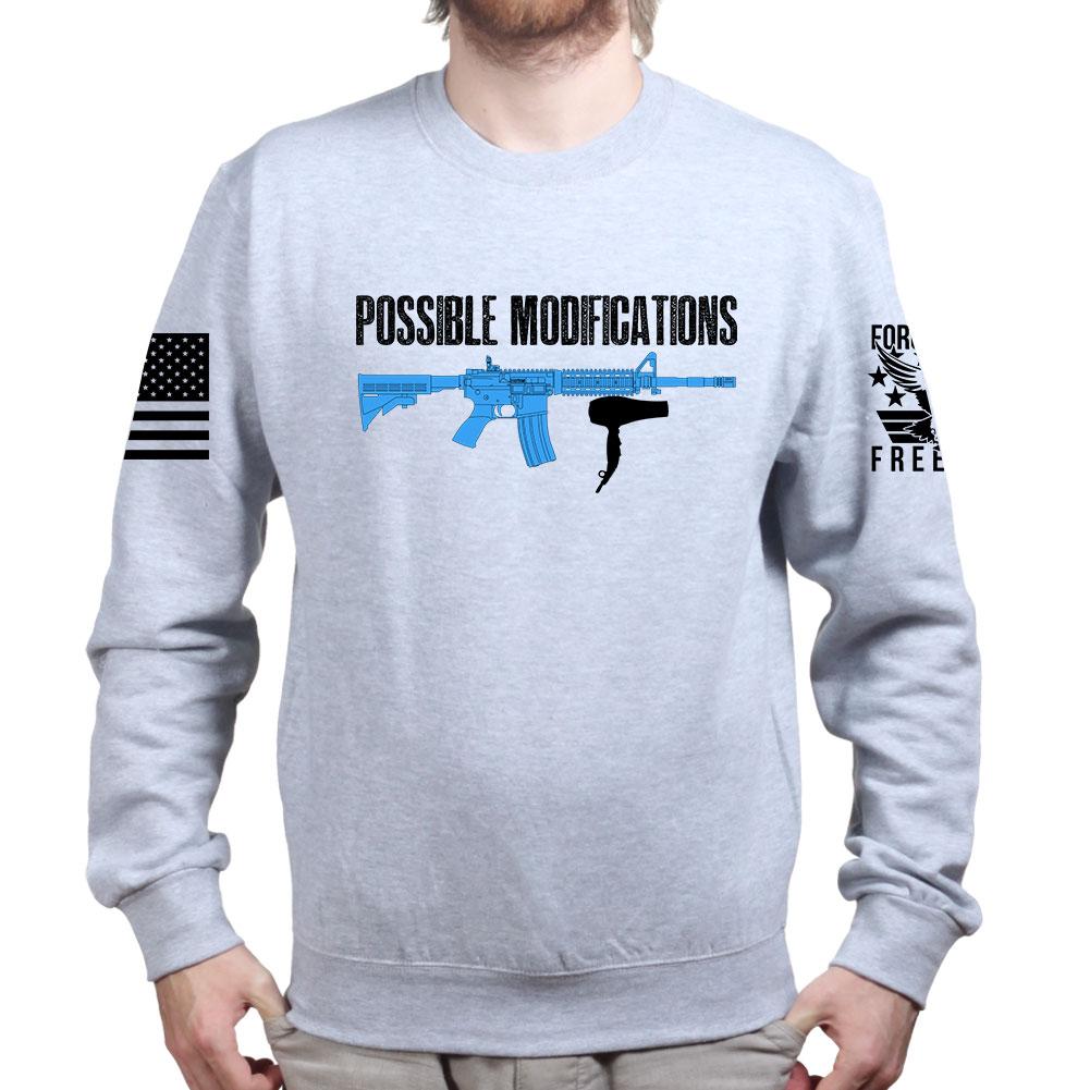 Possible Modifications AR Hair Dryer Sweatshirt
