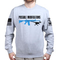 Possible Modifications AR Velociraptor Sweatshirt