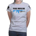 Possible Modifications Gatling Gun Ladies T-shirt