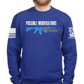 Possible Modifications Gatling Gun Sweatshirt