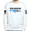 Possible Modifications Gatling Gun Sweatshirt