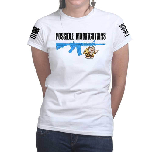 Possible Modifications Harvey Weinstein Ladies T-shirt