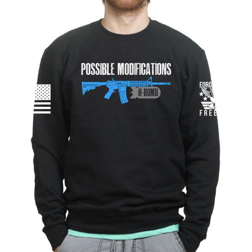 Possible Modifications AR H Bomb Sweatshirt