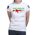 AR-15 Possible Modifications - Santa Ladies T-shirt