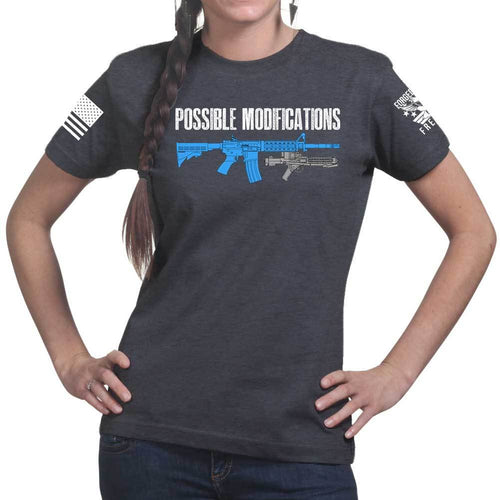 Possible Modifications Trooper Blaster Ladies T-shirt