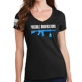 Possible Modifications Surface Cleaner Ladies V-Neck T-shirt