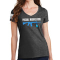 Possible Modifications Surface Cleaner Ladies V-Neck T-shirt