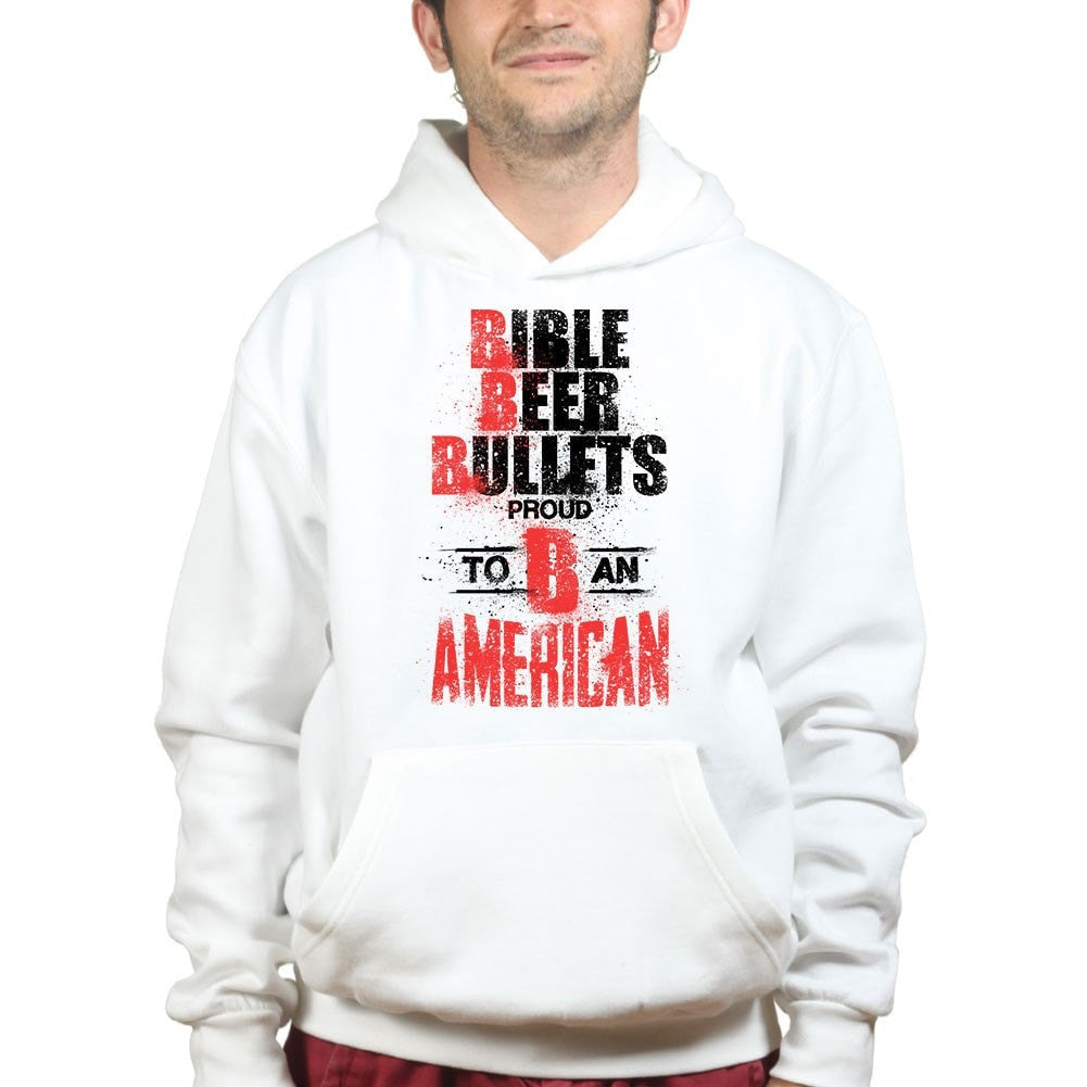Unisex Bible, Beer & Bullets Hoodie