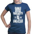 Ladies Bible, Beer & Bullets T-shirt