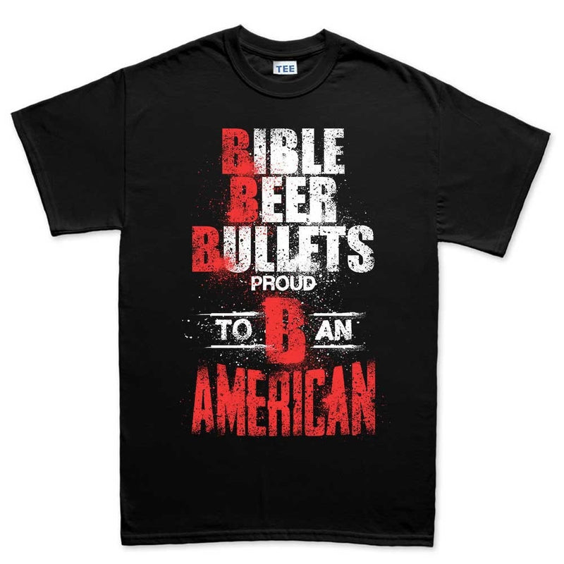 Men's Bible, Beer & Bullets T-shirt