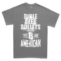 Men's Bible, Beer & Bullets T-shirt