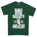 Men's Bible, Beer & Bullets T-shirt