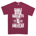 Men's Bible, Beer & Bullets T-shirt