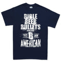 Men's Bible, Beer & Bullets T-shirt