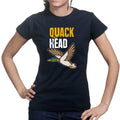 Quack Head Duck Hunter Ladies T-shirt