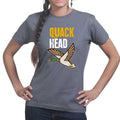 Quack Head Duck Hunter Ladies T-shirt