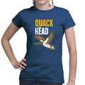 Quack Head Duck Hunter Ladies T-shirt