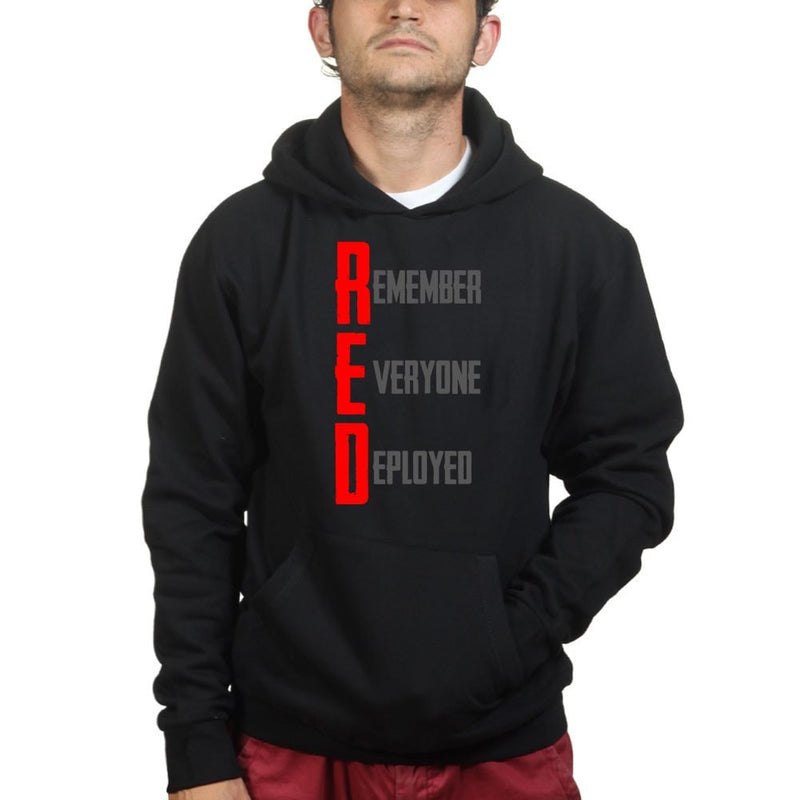 RED Remember Everyone Deployed Hoodie