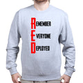 RED Remember Everyone Deployed Sweatshirt