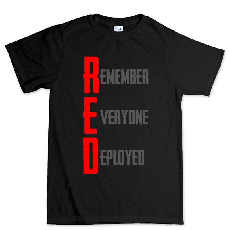 RED Remember Everyone Deployed Men's T-shirt