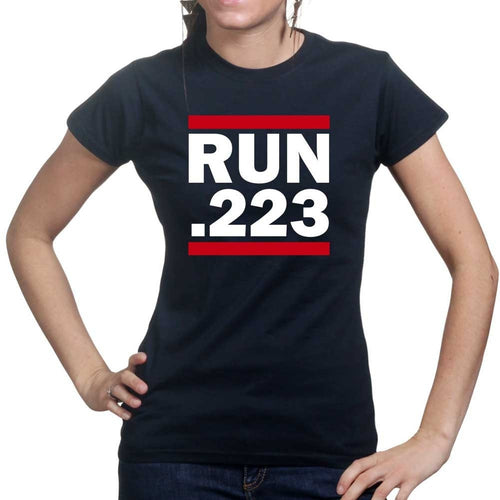 Run .223 Ladies T-shirt