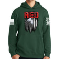 R.E.D Flag & Dog-tags Hoodie