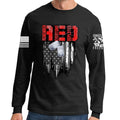R.E.D Flag & Dog-tags Long Sleeve T-shirt