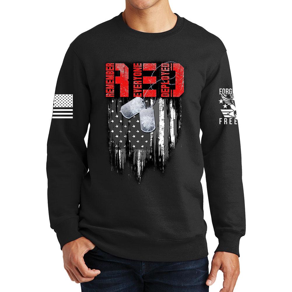 R.E.D Flag & Dog-tags Sweatshirt