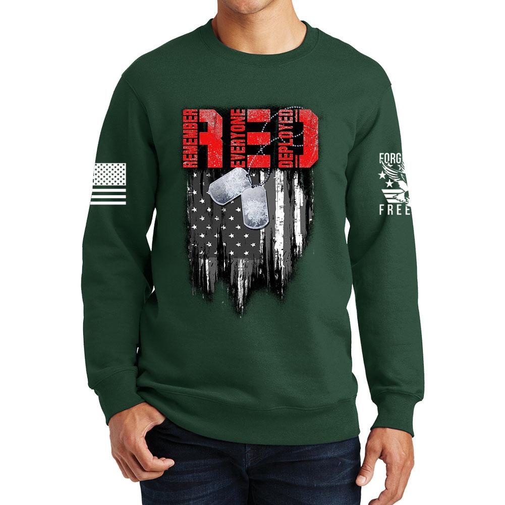 R.E.D Flag & Dog-tags Sweatshirt