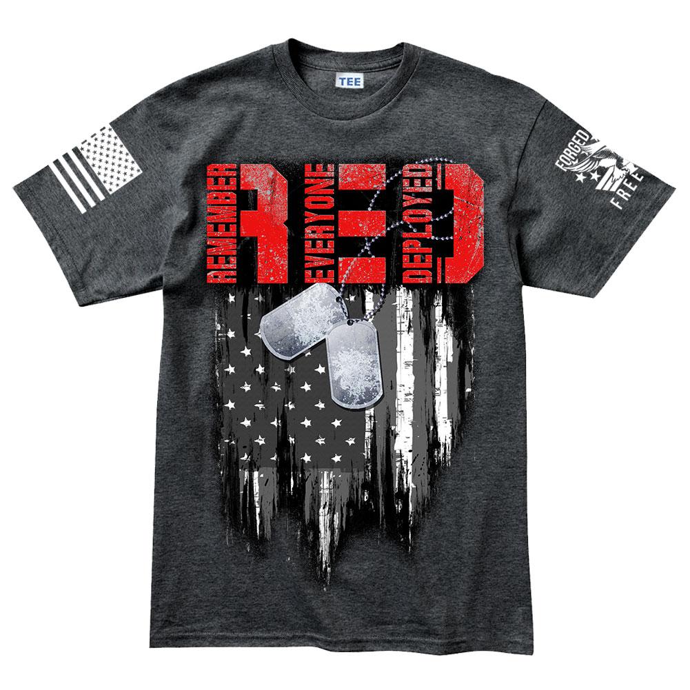 R.E.D Flag & Dog-tags Men's T-shirt – Forged From Freedom