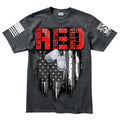 R.E.D Flag & Dog-tags Men's T-shirt