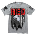 R.E.D Flag & Dog-tags Men's T-shirt