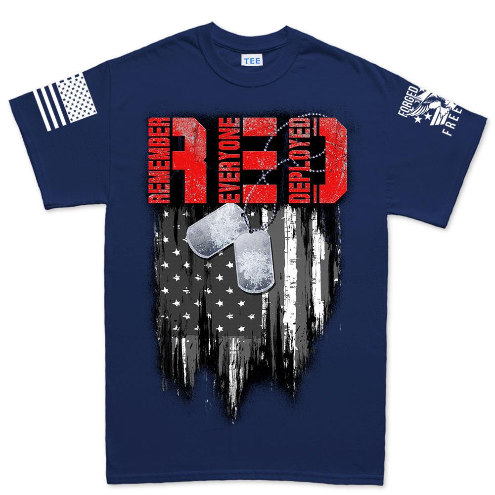 R.E.D Flag & Dog-tags Men's T-shirt – Forged From Freedom