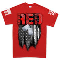 R.E.D Flag & Dog-tags Men's T-shirt