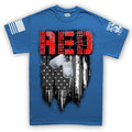 R.E.D Flag & Dog-tags Men's T-shirt