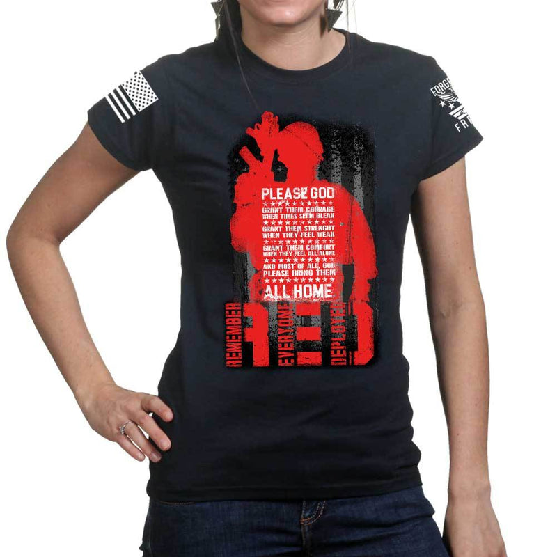 R.E.D. Prayer Ladies T-shirt