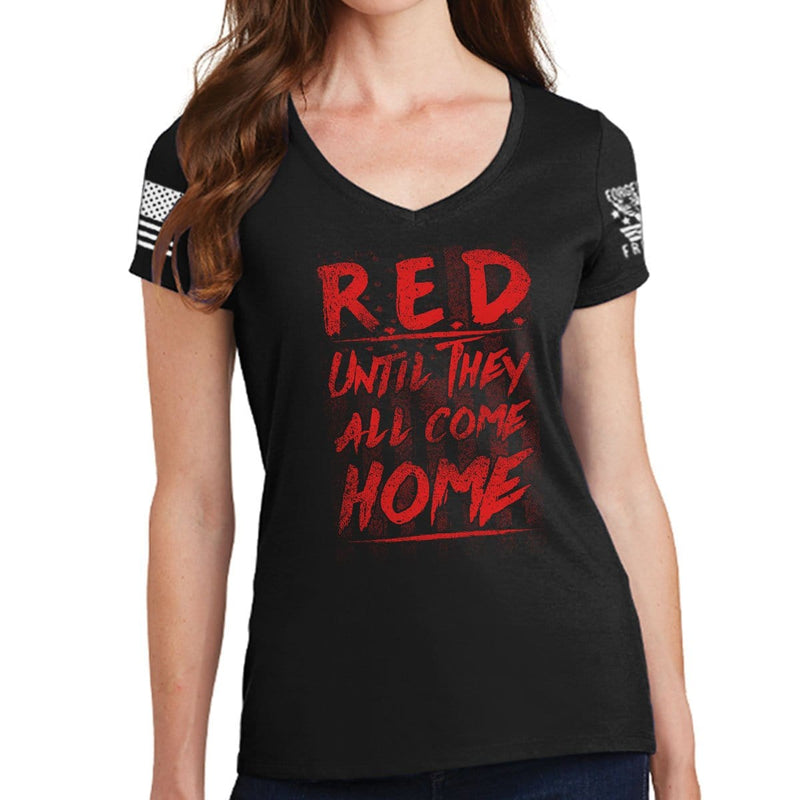 Ladies Until They Come Home V-Neck T-shirt
