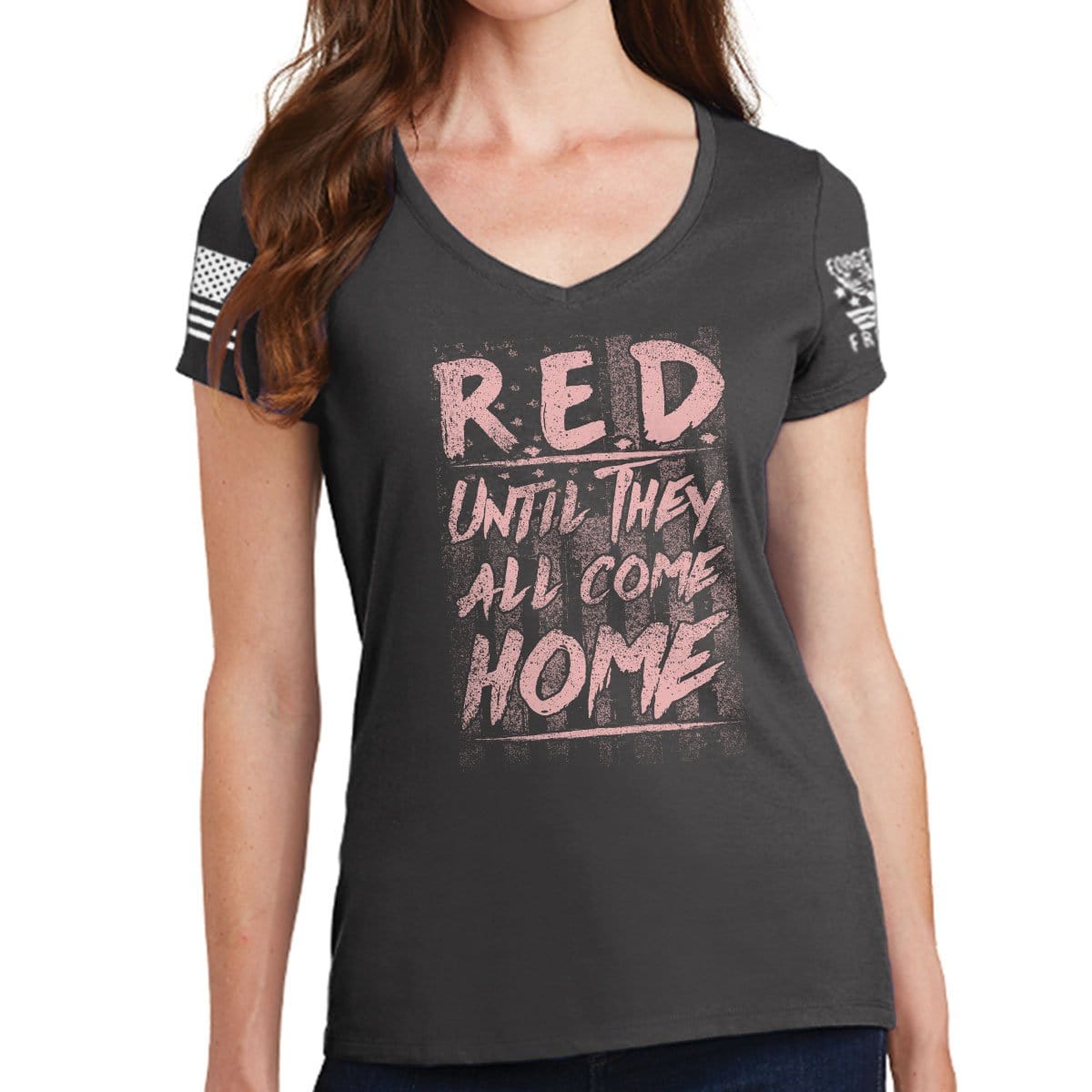 Ladies Until They Come Home V-Neck T-shirt